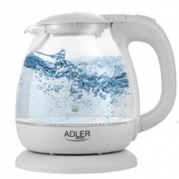 Чайник електричний 1 л скляний Adler AD 1283G Grey Чайник електричний 1 л скляний Adler AD 1283G Grey