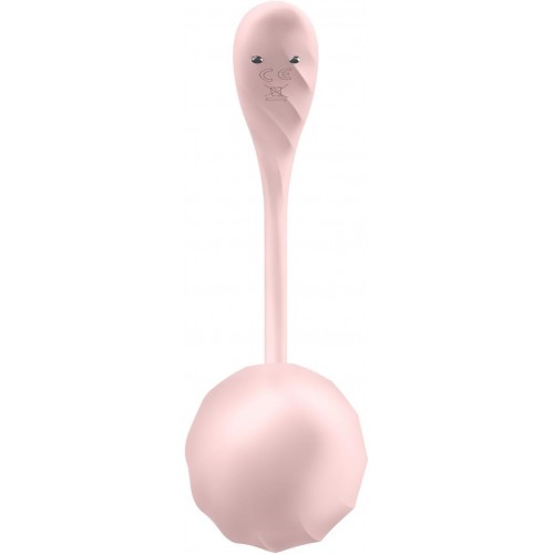 Віброяйце Satisfyer Ribbed Petal Connect App Rose