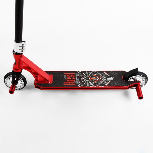 Самокат трюковий Best Scooter Spider HIC-система пеги алюмінієвий диск та дека колеса PU 100 кг Red (107490)