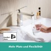 Змішувач для раковини зі зливним гарнітуром Hansgrohe Tecturis E CoolStart EcoSmart+ Хром 73014000 в інтернет супермаркеті PbayMarket!