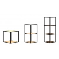 Стелаж для зберігання в стилі Loft NS-1709 1800x600x600 мм Черный Стелаж для зберігання в стилі Loft NS-1709 1800x600x600 мм Черный