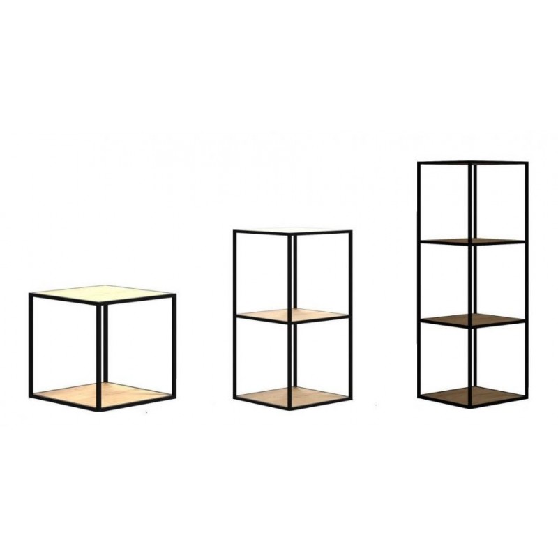 Стелаж для зберігання в стилі Loft NS-1709 1800x600x600 мм Черный