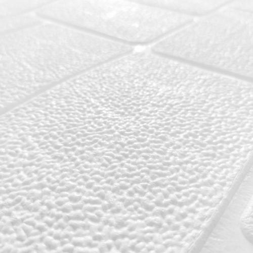 Самоклеюча 3D панель Sticker Wall Камінь білий 700х700х6мм Самоклеюча 3D панель Sticker Wall Камінь білий 700х700х6мм