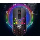 Миша бездротова ігрова з акумулятором та підсвічуванням 2.4 gHz HYSJ Т100 E-Sports Black