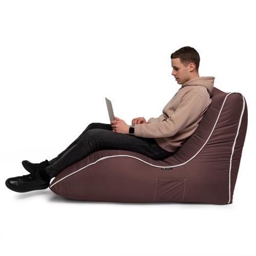 Крісло Мішок Лежак Оксфорд 80х125 Студія Комфорту Коричневий Крісло Мішок Лежак Оксфорд 80х125 Студія Комфорту Коричневий