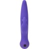 Вібратор-кролик Touch by SWAN - Trio Purple, сенсорне керування, ротація, діаметр 3,8 см