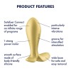 Анальна смарт-пробка з вібрацією Satisfyer Intensity Plug Gold в інтернет супермаркеті PbayMarket!