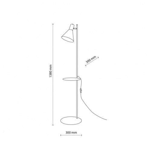 Торшер TK Lighting Jump Чорний (TK5864) Торшер TK Lighting Jump Чорний (TK5864)