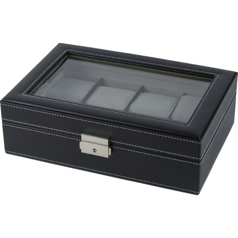 Шкатулка для зберігання годинників Salvadore PB/3361/8.BL Чорний