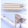Потрійна плойка Kemei JFQ-KM-1010 White/Gold (1756374681)