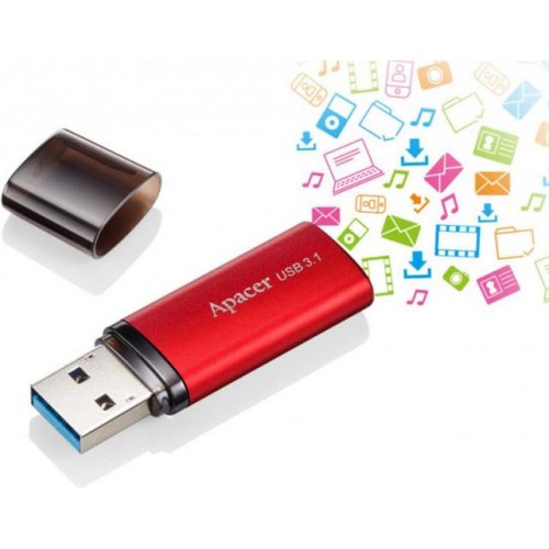 Флеш-накопичувач USB3.1 16GB Apacer AH25B Red (AP16GAH25BR-1) в інтернет супермаркеті PbayMarket!