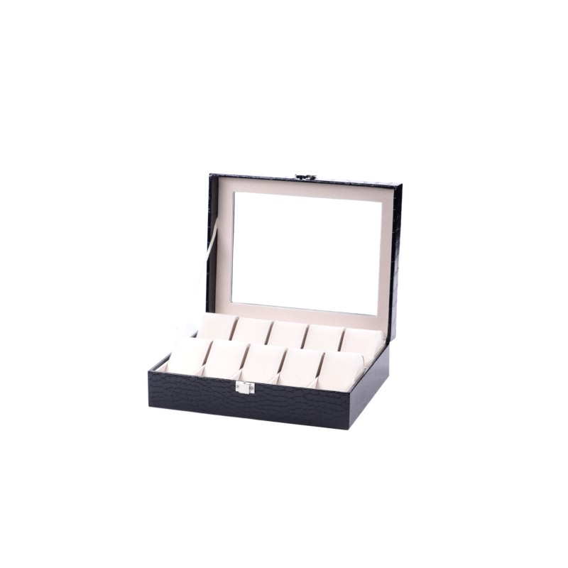 Скринька для зберігання годинників Craft 10PU.CROC.BL Чорний