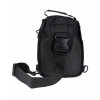 Рюкзак-сумка тактична військова через плече Military Oxford 600D 6 л Black (1168)