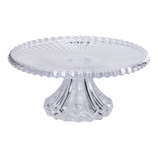 Тортівниця на ніжці YIWU Nordic 25 см Прозорий (HP-19-138)