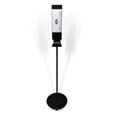 Дозатор сенсорний для антисептика No Brand 7960A на стійці з краплеуловлювачем (7960A-BPBK)