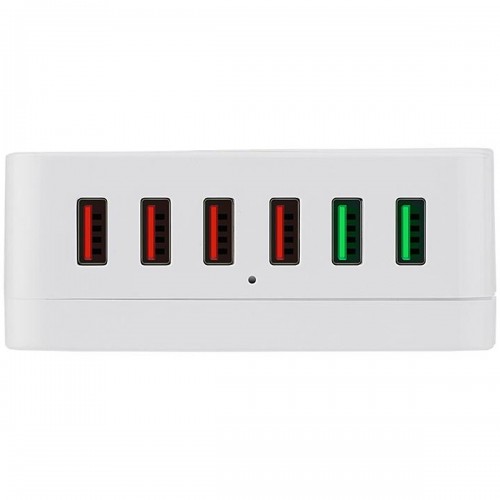 Мультизарядна док-станція з бездротовою зарядкою Addap MCS-E6 QC3.0 75W 6 USB