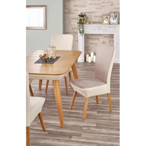Стіл обідній Halmar ORCHID 140/85 Дуб медовий (002537)