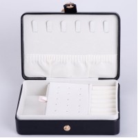 Скринька-органайзер для прикрас YIWU 16x11x4.7 см Чорний (HP-5-30B)