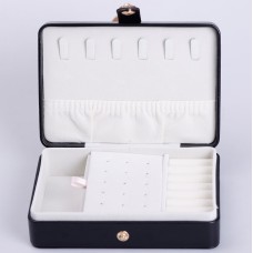 Скринька-органайзер для прикрас YIWU 16x11x4.7 см Чорний (HP-5-30B)