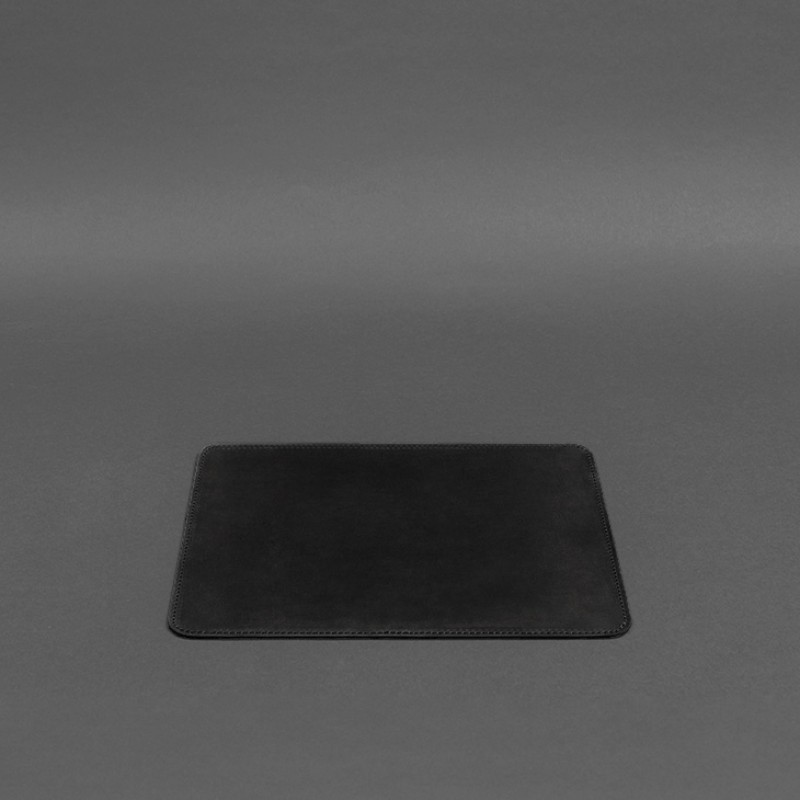 Килимок для мишки з натуральної шкіри 1.0 чорний Crazy Horse BlankNote