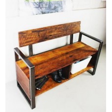 Крамниця для передпокою в стилі Loft Чорний NS-850 830x1000x400 мм