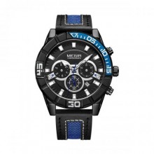 Годинник Megir Blue Black MG2066 (ML2066G-BK-1)