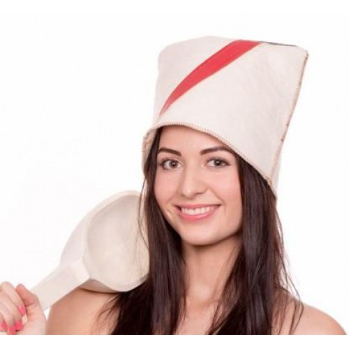 Банна шапка Luxyart Папаха Білий (LA-074) в інтернет супермаркеті PbayMarket!