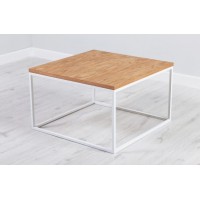 Кавовий журнальний столик у стилі Loft NS-468 480x500x500 мм Белый Кавовий журнальний столик у стилі Loft NS-468 480x500x500 мм Белый