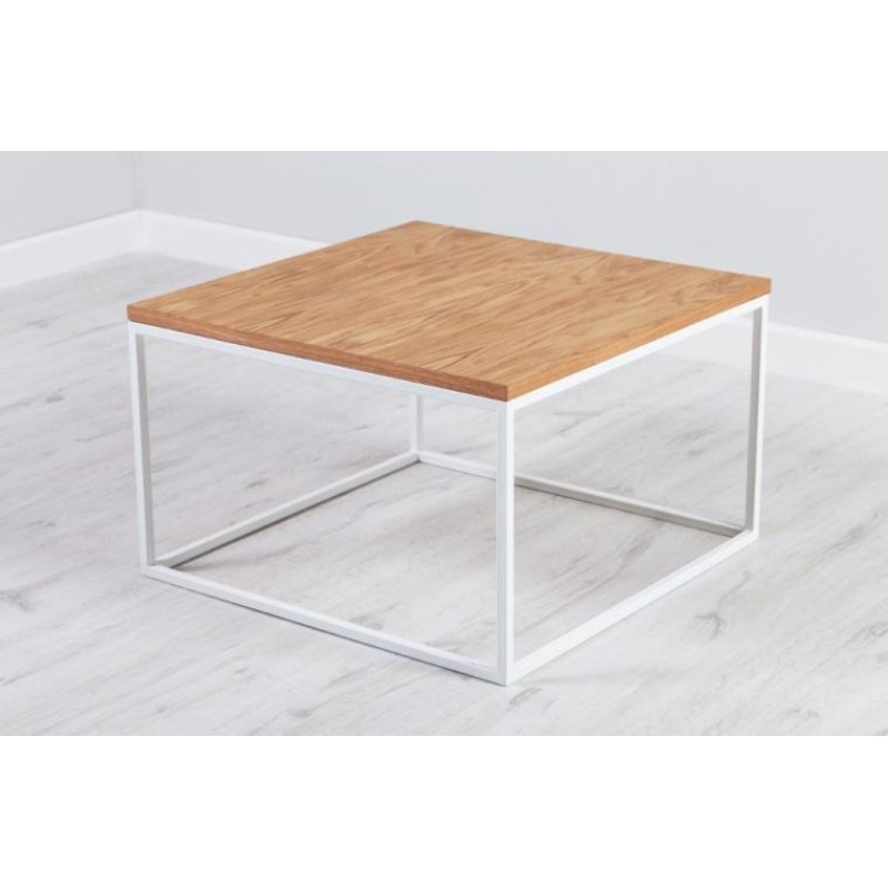 Кавовий журнальний столик у стилі Loft NS-468 480x500x500 мм Белый