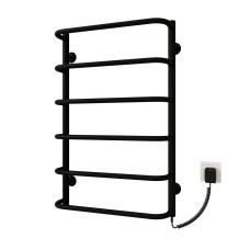 Рушникосушарка електрична Стандарт П6 500х800 Deffi Чорний EF16 (C.SS.80.50.6.E.B.R.5)