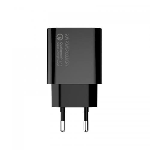 Мережевий зарядний пристрій ColorWay Black (CW-CHS025QPD-BK) Мережевий зарядний пристрій ColorWay Black (CW-CHS025QPD-BK)