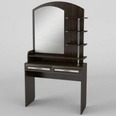 Туалетний столик Тиса Мебель БС-42 Венге Дуб молочний 175x40x100 см