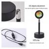 LED лампа для селфі (23см), з ефектом сонця XPRO SUN QS822 (RGB_1741)