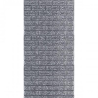 Панель стеновая в рулоне 3D Sticker Wall 700х3080х2 мм Сірий (D) SW-00002535