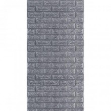 Панель стеновая в рулоне 3D Sticker Wall 700х3080х2 мм Сірий (D) SW-00002535