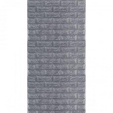 Панель стеновая в рулоне 3D Sticker Wall 700х3080х2 мм Сірий (D) SW-00002535