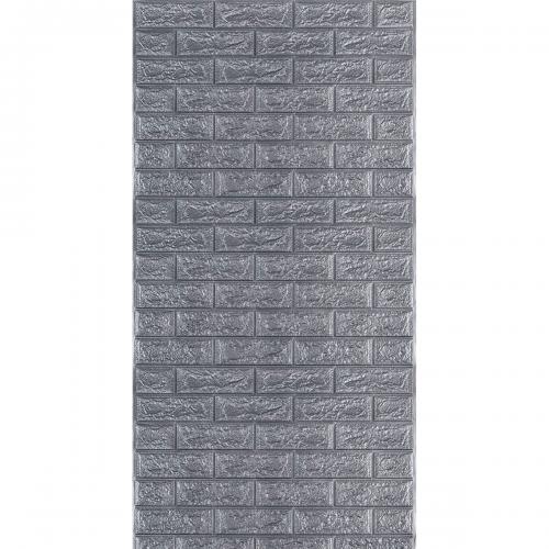 Панель стеновая в рулоне 3D Sticker Wall 700х3080х2 мм Сірий (D) SW-00002535 Панель стеновая в рулоне 3D Sticker Wall 700х3080х2 мм Сірий (D) SW-00002535