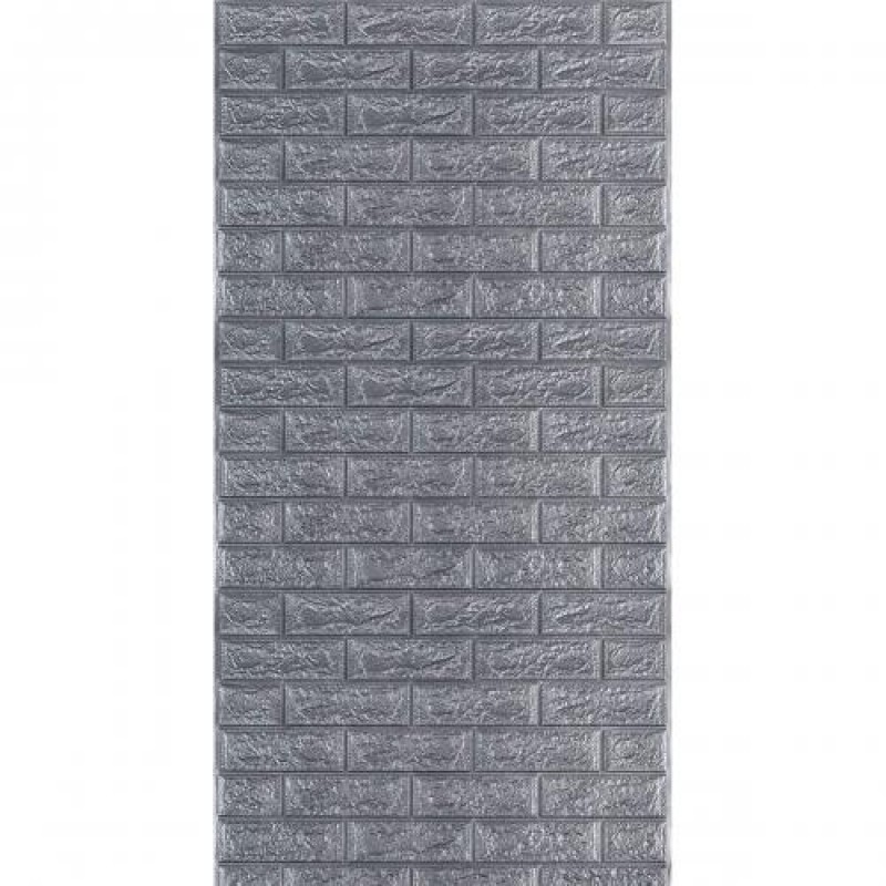 Панель стеновая в рулоне 3D Sticker Wall 700х3080х2 мм Сірий (D) SW-00002535