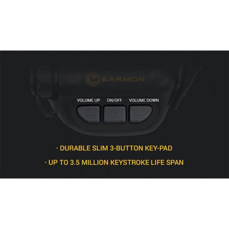 Тактичні активні навушники EARMOR M32 FG Койот (1650221569)