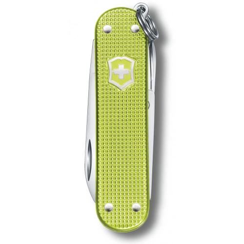 Ніж-брелок Victorinox Classic SD Alox Colors Lime Twist 58 мм, 5 функцій, Зелений (0.6221.241G) Ніж-брелок Victorinox Classic SD Alox Colors Lime Twist 58 мм, 5 функцій, Зелений (0.6221.241G)