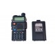 Рація Baofeng UV-5R UP 8 Ватт 1800 мАч Чорний