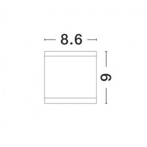 Точковий світильник Nova Luce Cerise 8.6x8.6x9 см Сірий (Nova9020022) Точковий світильник Nova Luce Cerise 8.6x8.6x9 см Сірий (Nova9020022)