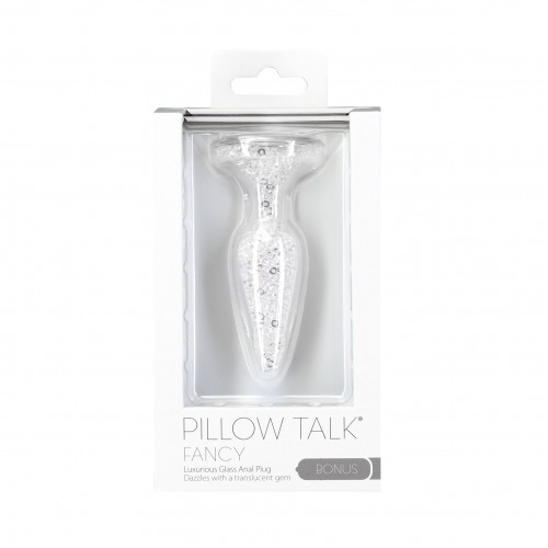 Скляна анальна пробка Pillow Talk Fancy Luxurious Glass Anal Plug, ⌀3,1см, віброкуля в подарунок в інтернет супермаркеті PbayMarket!