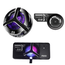 Ігровий набір: магнітний напівпровідниковий кулер MEMO PUBG S9, пластина MEMO C01