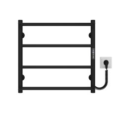 Рушникосушарка електрична Ladder П4 400х500 Deffi Чорний JD03 (C.LK.50.40.4.E.B.R.1)