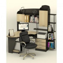 Комп'ютерний стіл кутовий Тиса СК-25 Венге - Дуб молочний