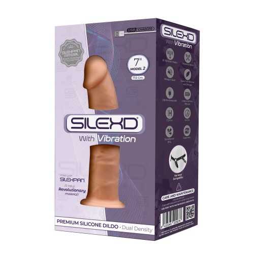 Фалоімітатор з вібрацією SilexD Henry Vibro Flesh (MODEL 2 size 7in), двошаровий, діаметр 4,4 см в інтернет супермаркеті PbayMarket!