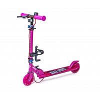 Двоколісний самокат Scale Sports SS-31 складане, ручне гальмо, Led-ліхтарик Pink (1747169811)