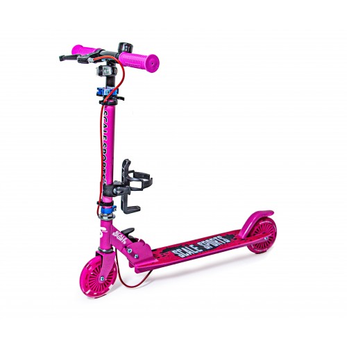 Двоколісний самокат Scale Sports SS-31 складане, ручне гальмо, Led-ліхтарик Pink (1747169811) Двоколісний самокат Scale Sports SS-31 складане, ручне гальмо, Led-ліхтарик Pink (1747169811)