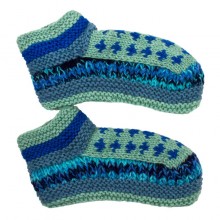 Шкарпетки домашні Kathmandu вовна яка М (22-25 см) Голубий Синій Фісташковий (27205)